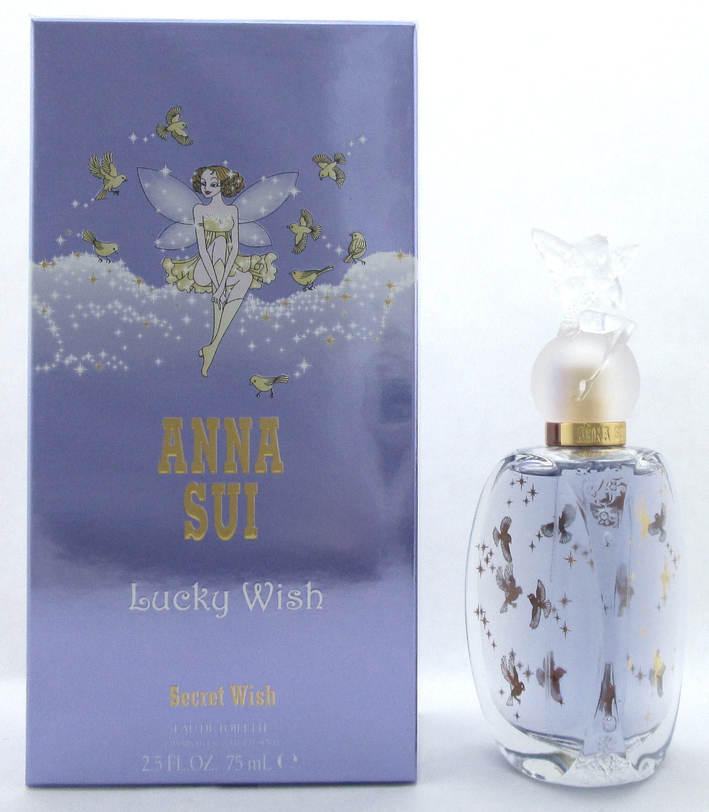 Lucky Wish Perfume by Anna Sui 2.5 oz. Eau de Toilette Spray for Women. New Box