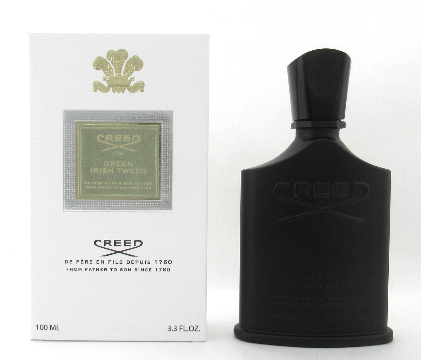 Green Irish Tweed by Creed 3.3 oz. Eau de Parfum Spray for Men. New in Box without cellophane