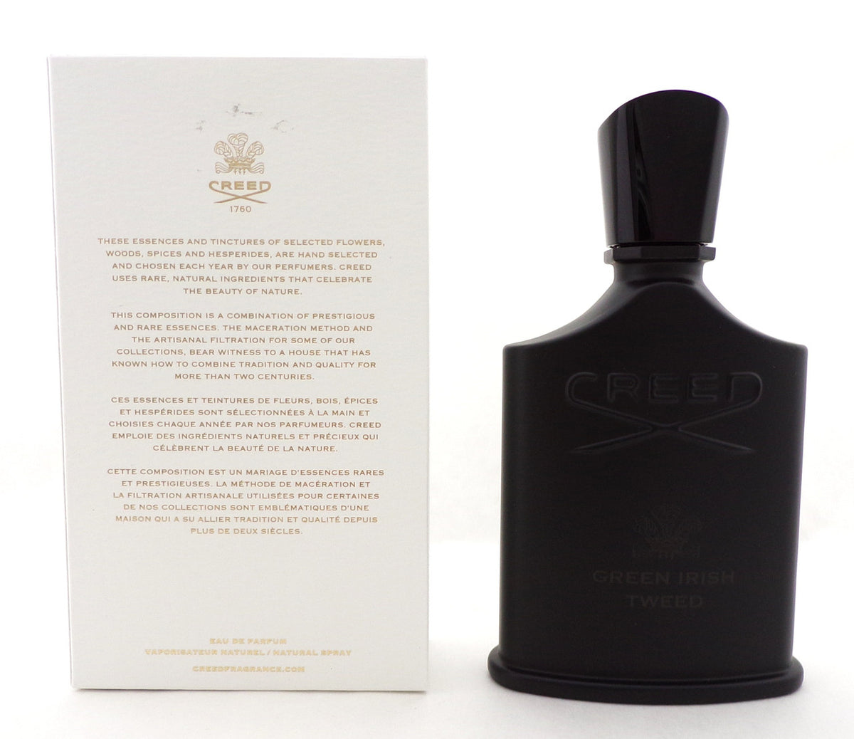 Green Irish Tweed by Creed 3.3 oz. Eau de Parfum Spray for Men. New in Box without cellophane