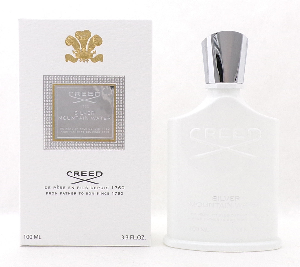 Creed Silver Mountain Water 3.3 oz/100 ml Eau de Parfum Spray Unisex. New in Box
