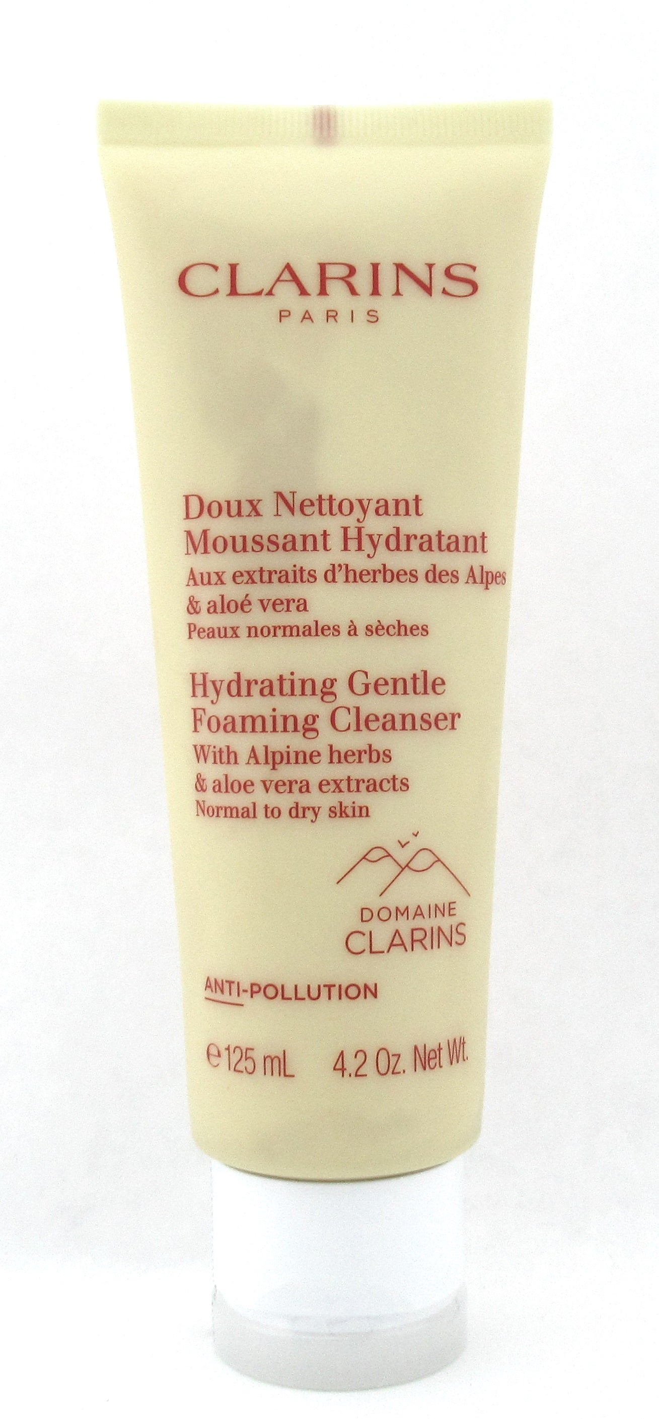 Clarins Hydrating Gentle Foaming Cleanser Normal to Dry Skin 4.2 oz. Sealed