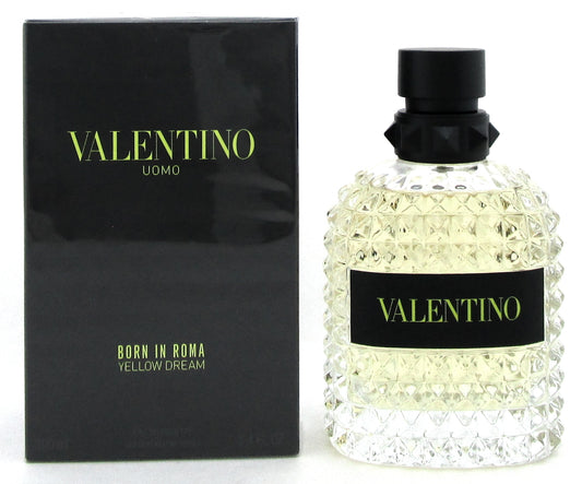 Valentino Uomo Born in Roma Yellow Dream 3.4 oz EDT Spray for Men. New in Box.