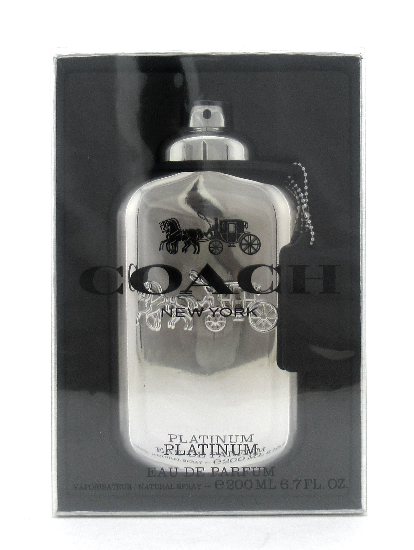 Coach Platinum New York Cologne for Men 6.7 oz./200 ml. EDP Spray Sealed Box