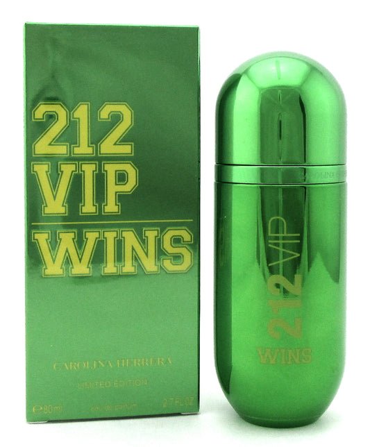 212 VIP WINS by Carolina Herrera 2.7 oz. EDP Spray for Women. New Sealed Box