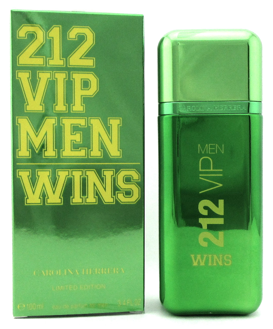 212 VIP MEN WINS by Carolina Herrera 3.4 oz. EDP Spray for Men. New in Box
