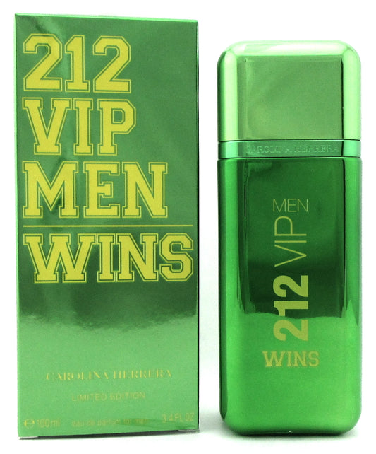 212 VIP MEN WINS by Carolina Herrera 3.4 oz. EDP Spray for Men. New in Box