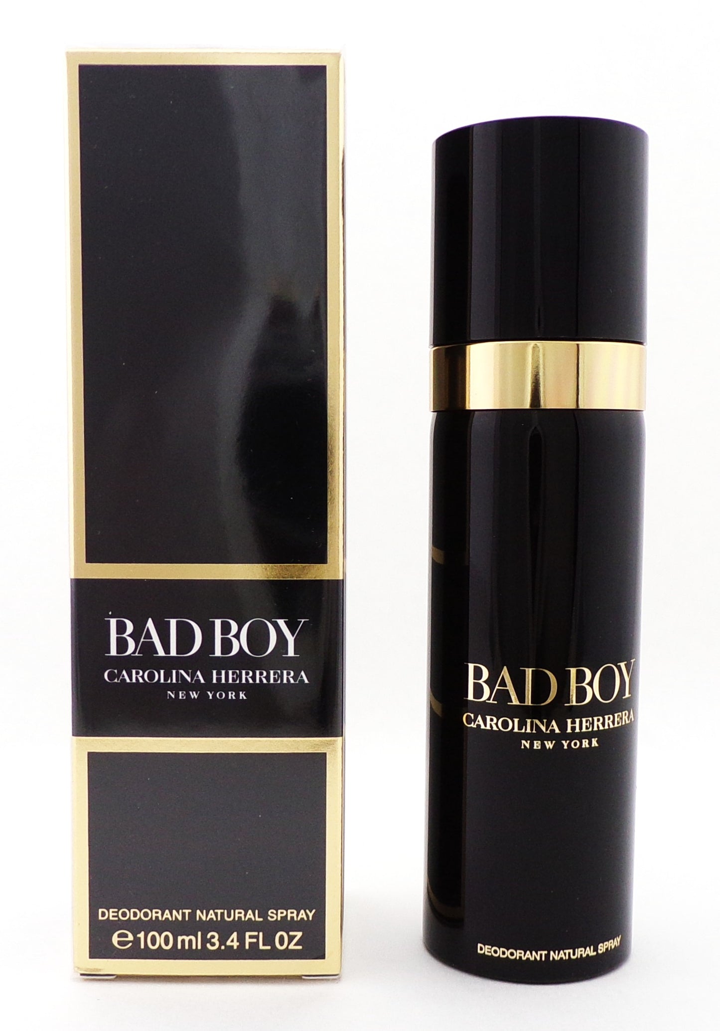 Bad Boy by Carolina Herrera 3.4 oz. Deodorant Spray for Men. New Sealed Box