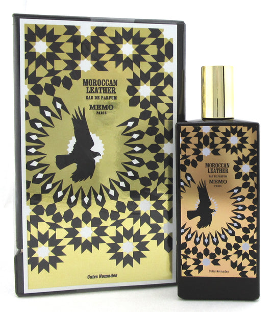 Moroccan Leather by Memo Paris 2.5 oz. Eau de Parfum Spray Unisex . New in Box