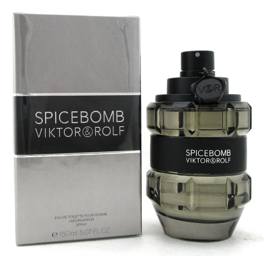Spicebomb Cologne by Viktor & Rolf 5.07 oz. EDT Spray for Men. New. DAMAGED Box
