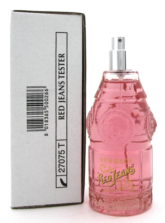 Versace Red Jeans 2.5 oz. Eau de Toilette Spray for Women. Brand New Tester