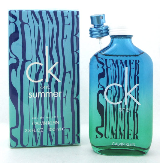Ck One Summer 2021 Cologne 3.3 oz. EDT Spray Limited Edition Unisex. New in Sealed Box