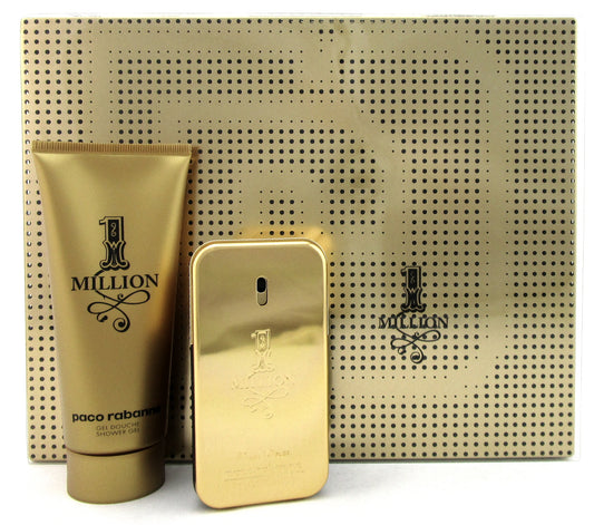 1 Million by Paco Rabanne 1.7 oz. EDT Spray + 3.4 oz. Sh/Gel. New SET Metal Box.