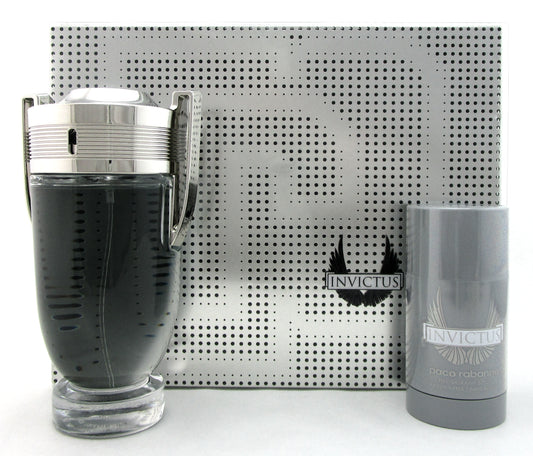 Invictus by Paco Rabanne 6.8 oz. EDT Spray + 2.6 oz. Deo.Stick. New Set for Men