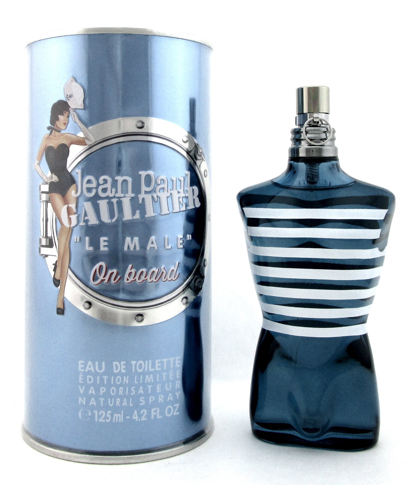 Jean Paul Gaultier Le Male ON BOARD Edition 4.2 oz. EDT Spray for Men. New Sealed Box
