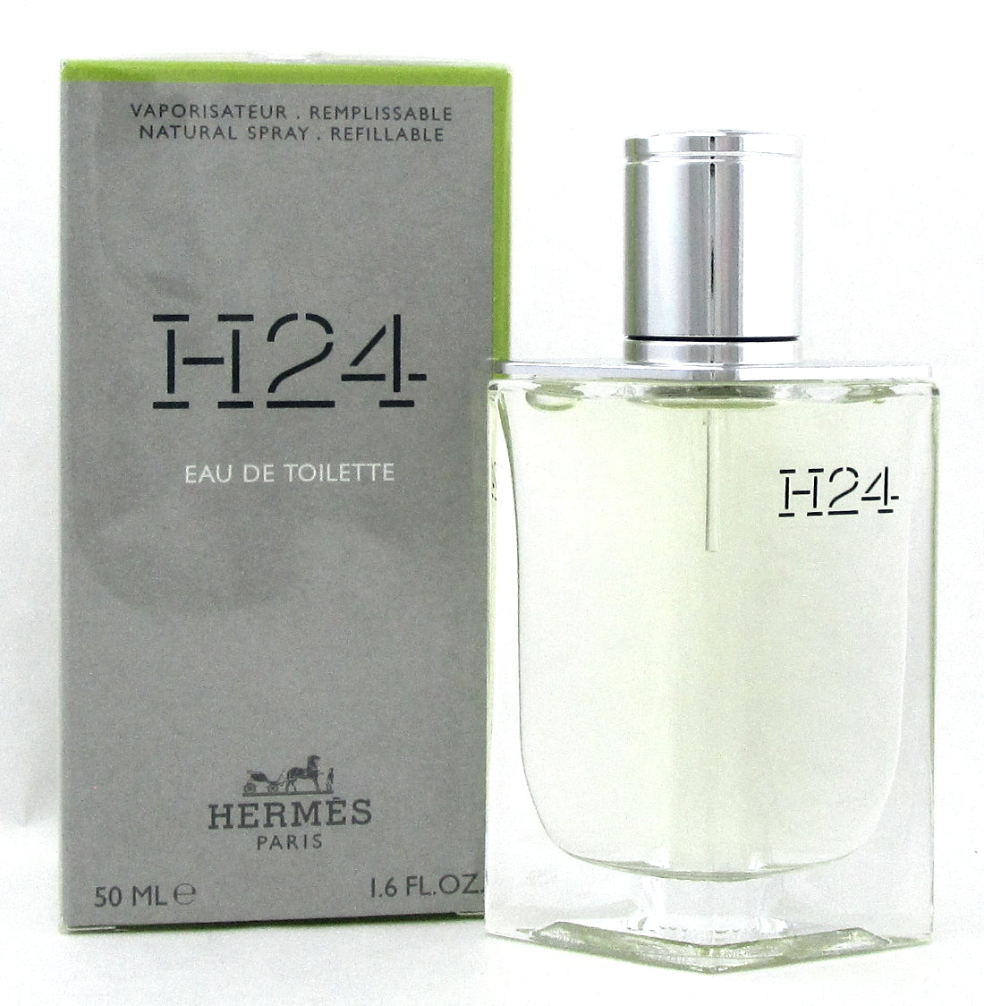 Hermes H24 1.6 oz. Eau de Toilette Spray REFILLABLE for Men. New Sealed Box