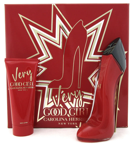 VERY Good Girl by Carolina Herrera 2.7 oz. EDP Spray + 3.4 oz. B/Lotion. New SET
