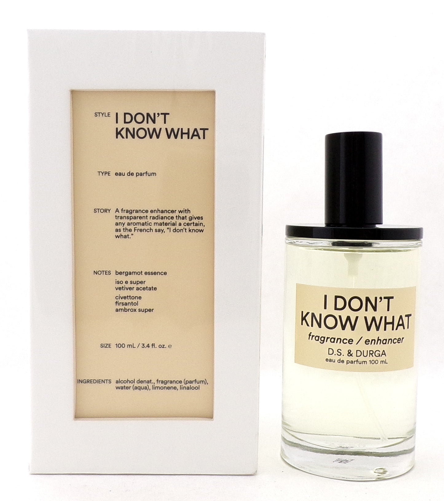 D.S. & Durga I Don't Know What 3.4 oz. Eau de Parfum Spray for Unisex New In Box