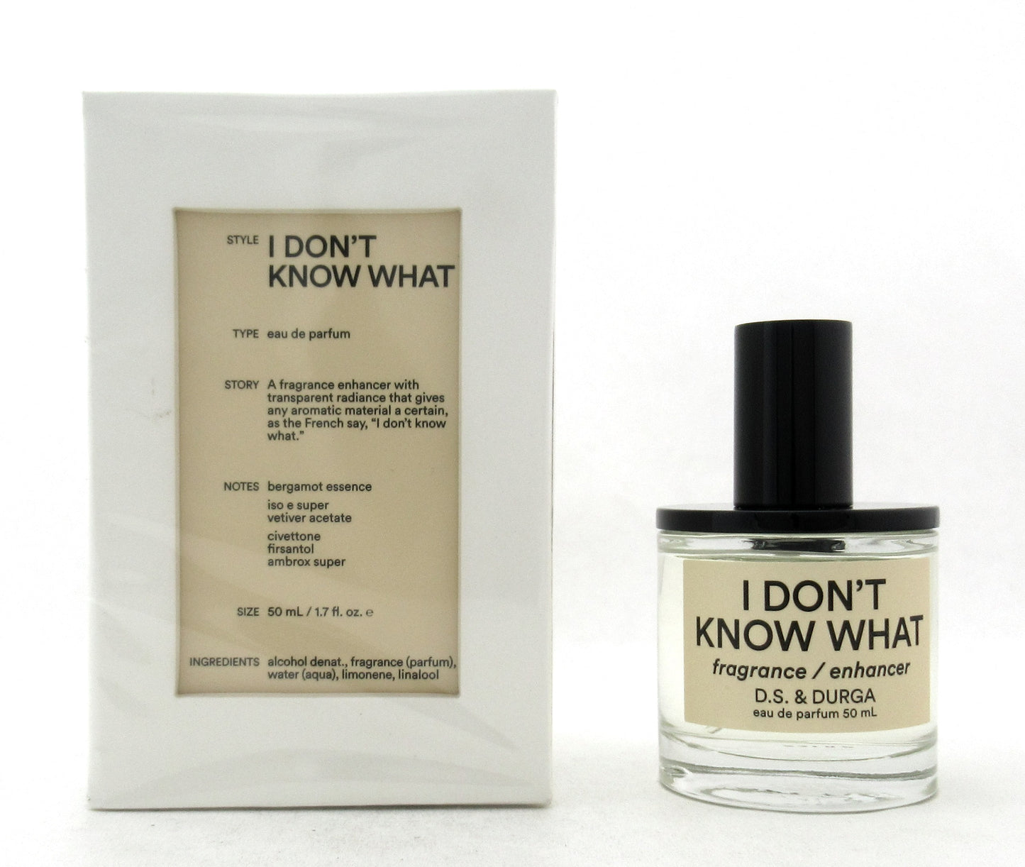 D.S. & Durga I DON'T KNOW WHAT 1.7 oz. Eau de Parfum Spray Unisex New Sealed Box