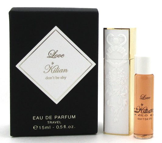 Love Don't Be Shy by Kilian 2 x 7.5 ml. EDP Refills Women Travel Set. New