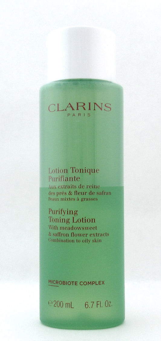 Clarins Purifying Toning Lotion Combination to Oily Skin 6.7 oz. New Sealed