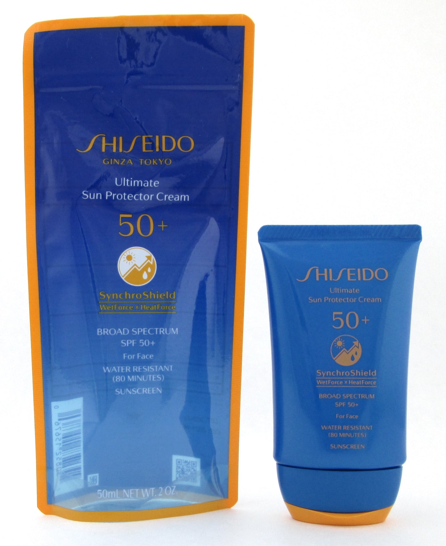 Shiseido Ultimate Sun Protector Cream SPF50+ Synchro Shield 50 ml./ 2.0 oz. New