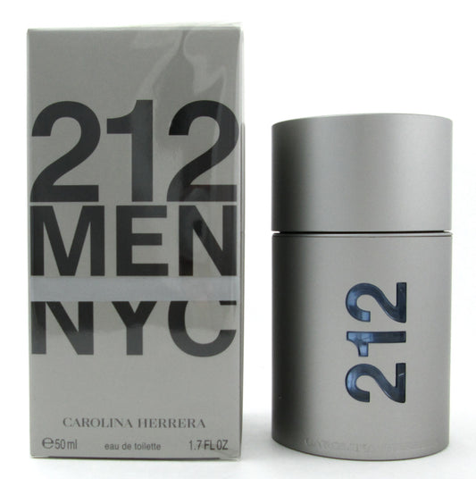 212 MEN NYC Cologne by Carolina Herrera 1.7 oz. EDT Spray NEW Damaged Box