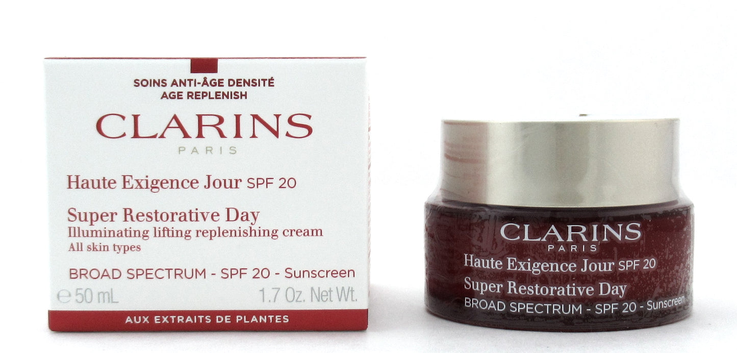 Clarins Super Restorative Day Cream SPF 20 All Skin Types 50 ml./ 1.7 oz. New