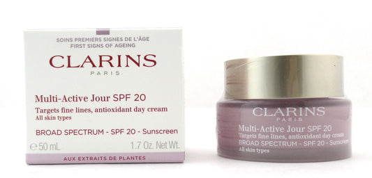 Clarins Multi-Active Day Cream SPF 20 All Skin Types 50 ml./ 1.7 oz. New