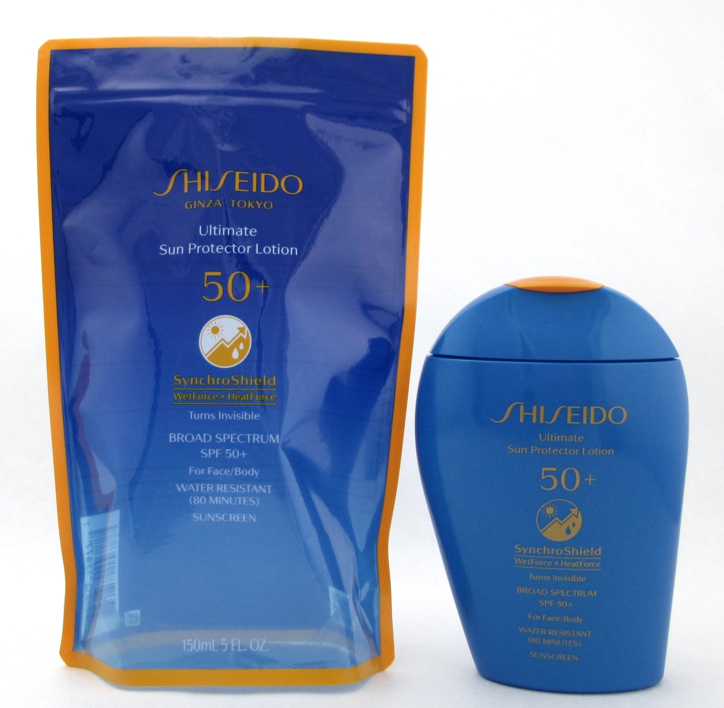 Shiseido Ultimate Sun Protector Lotion SPF50+ Synchro Shield 150 ml./ 5.0 oz. New