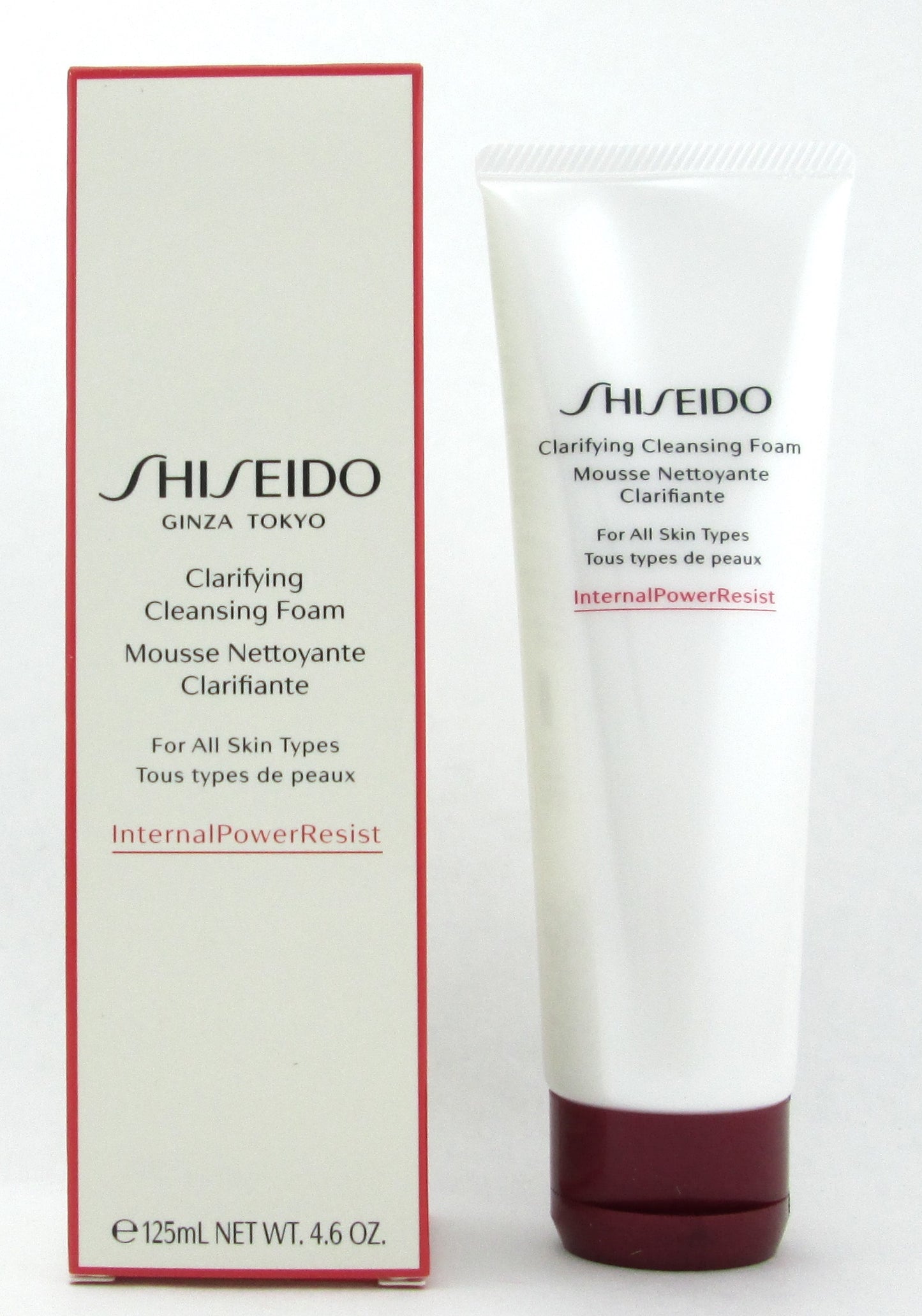 Shiseido Clarifying Cleansing Foam For All Skin Types 125 ml./ 4.6 oz. New
