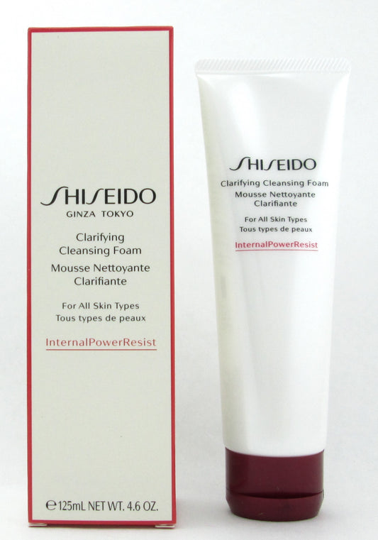 Shiseido Clarifying Cleansing Foam For All Skin Types 125 ml./ 4.6 oz. New