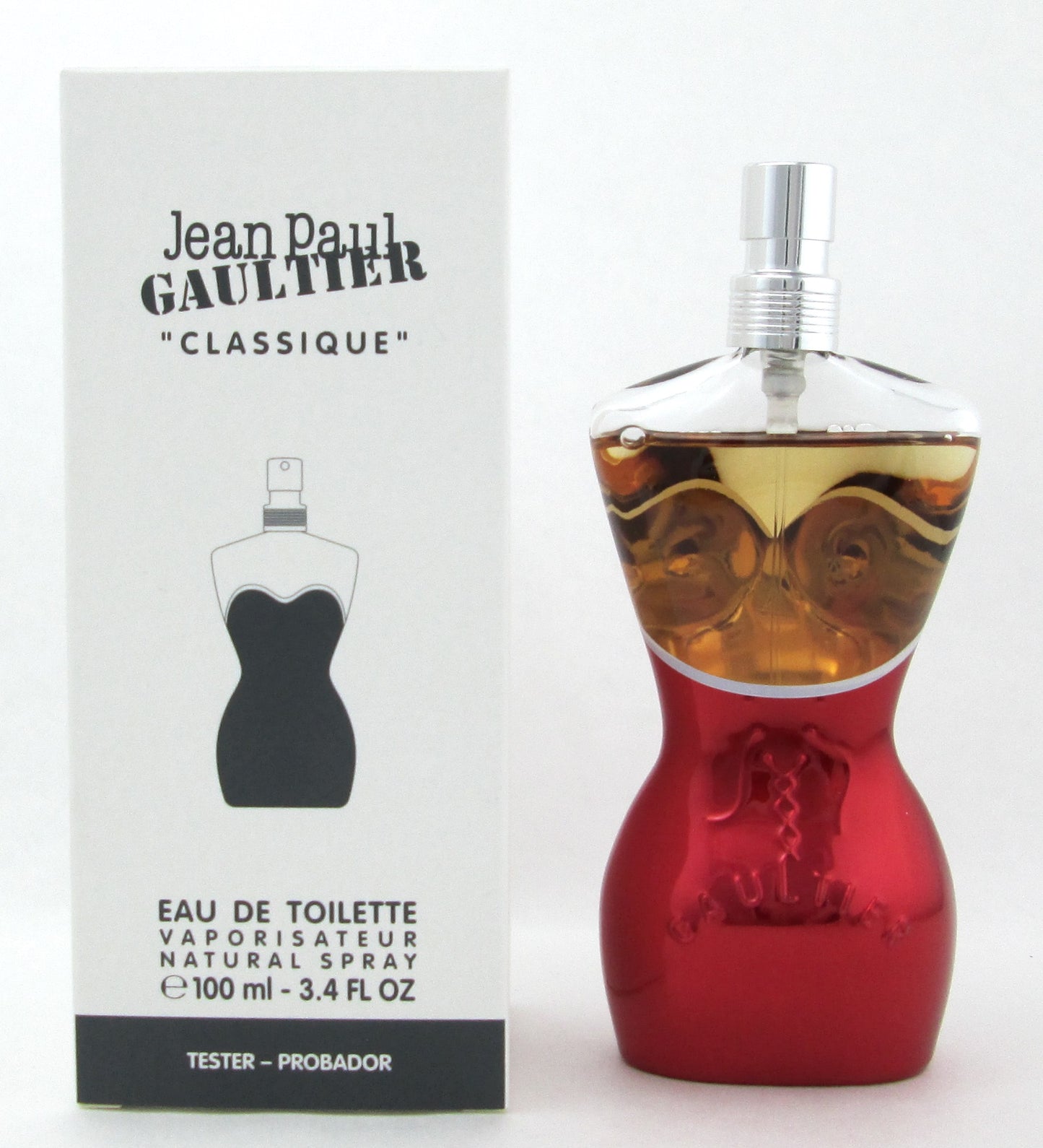 Jean Paul Gaultier Classique by Jean Pal Gaultier Eau De Toilette Spray for Women Limited Edition 100 ml./ 3.4 oz. New Tester