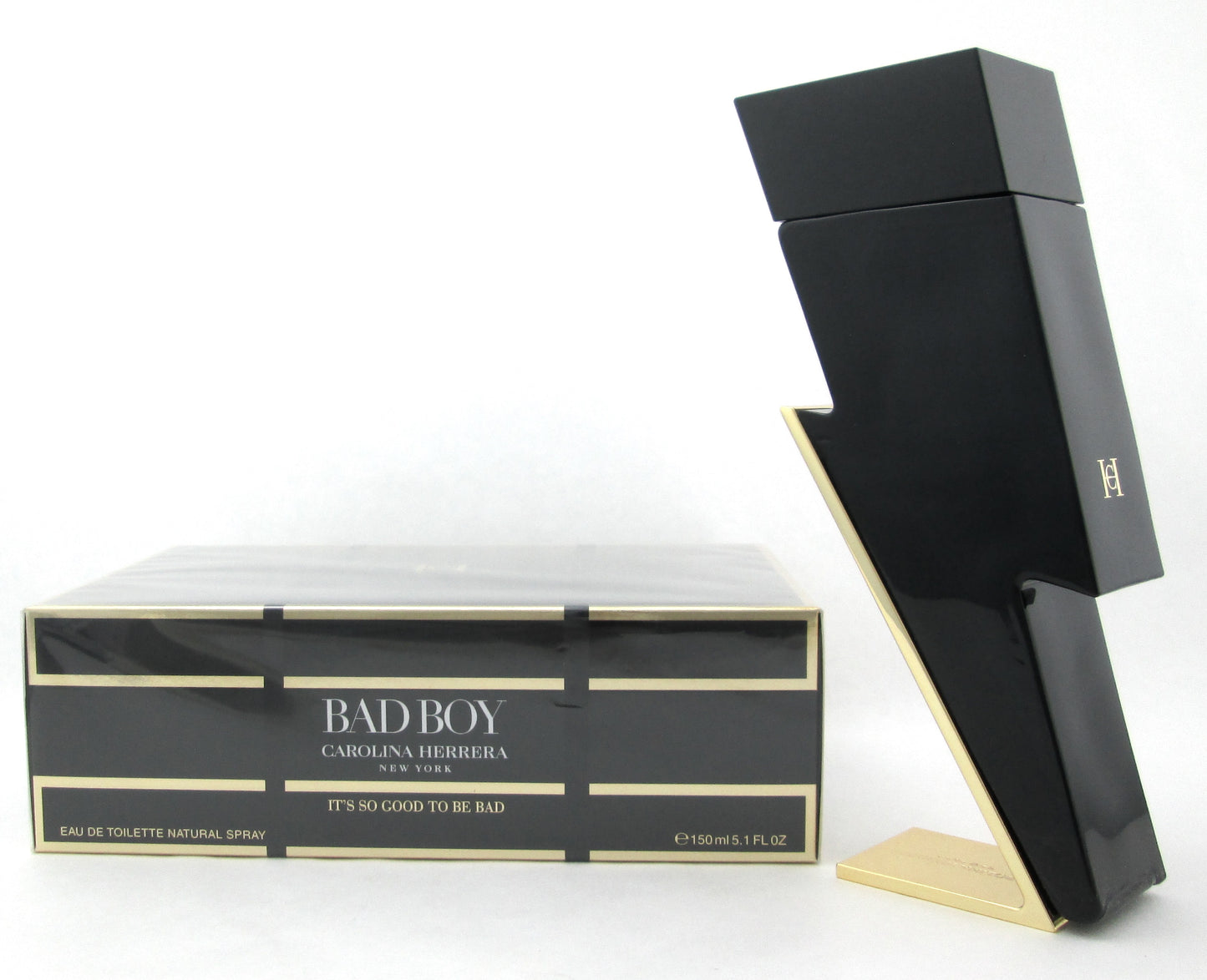 Bad Boy Cologne by Carolina Herrera 5.1 oz. EDT Spray for Men. New. Damaged Box