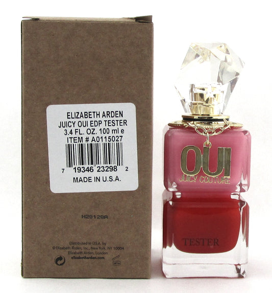 Oui Perfume by Juicy Couture 3.4 oz. EDP Spray for Women. New Tester with Cap