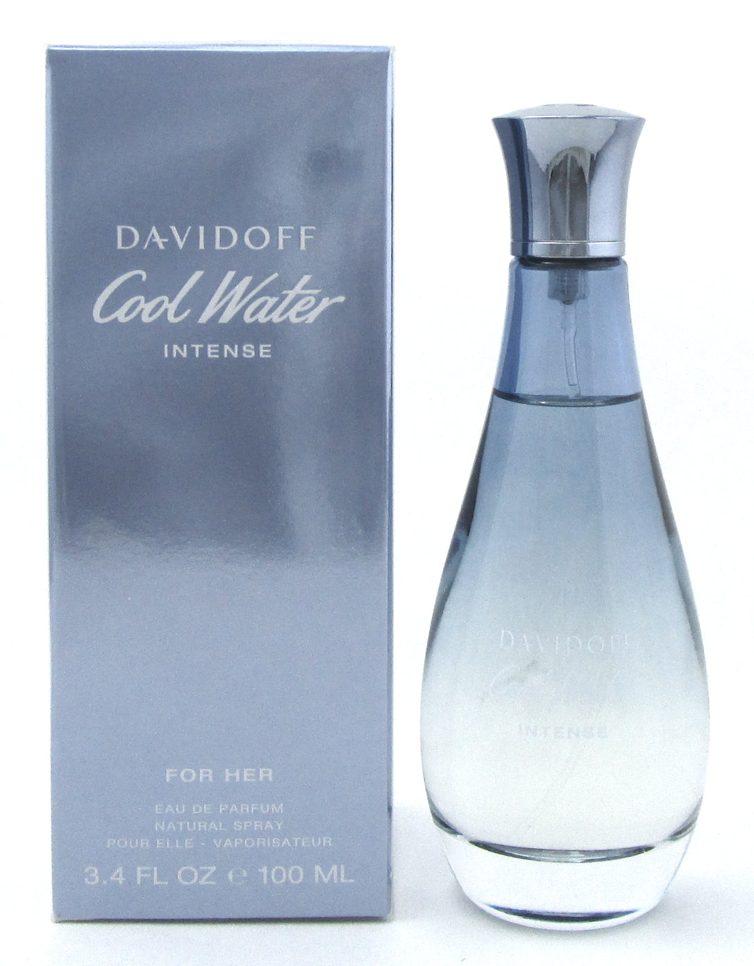 Davidoff Cool Water Intense 3.4 oz. Eau de Parfum Spray for Her. New Sealed Box