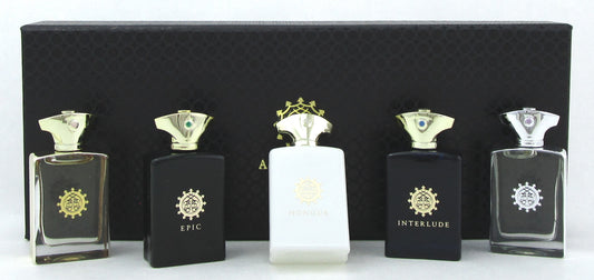 Amouage Men's Miniature SET: 0.3 oz.(7.5 ml.) x 5  EDP Splash. New Sealed Box