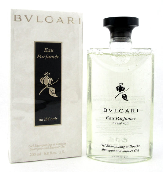 Bvlgari Eau Parfumee Au the Noir 6.8 oz Shampoo and Shower Gel Unisex New in Box