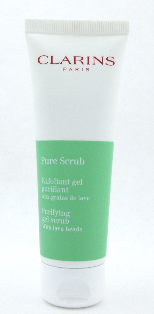 Clarins Pure Scrub Purifying Gel Scrub with lava beads 50 ml./ 1.7 oz. New