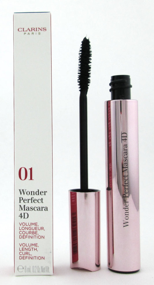 Clarins Wonder Perfect Mascara 4D Perfect Black 7 ml./ 0.2 oz. New