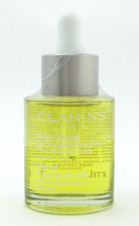 Clarins Santal Face Treatment Oil 100% plant extract Dry Skin 30 ml./1.0 oz. New