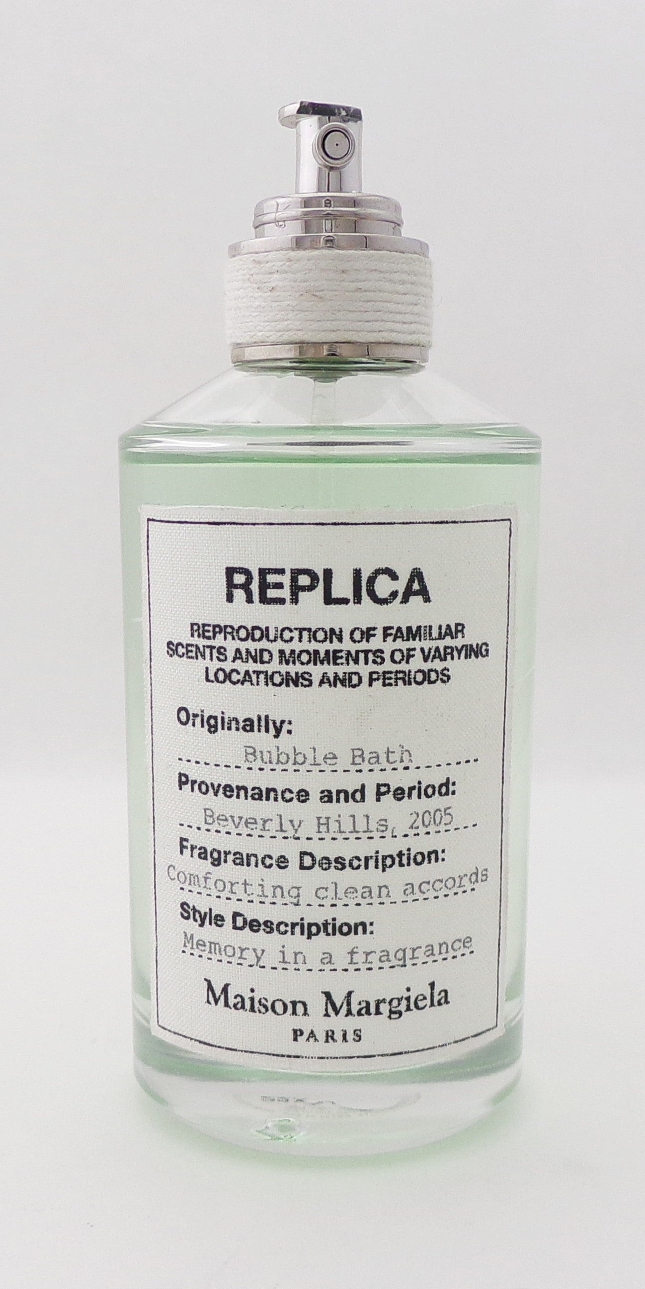 Replica BUBBLE BATCH by Maison Margiela 3.4 oz. Eau de Toilette Refillable Spray Unisex  NO BOX Lower Fragrance Level Damaged Sprayer