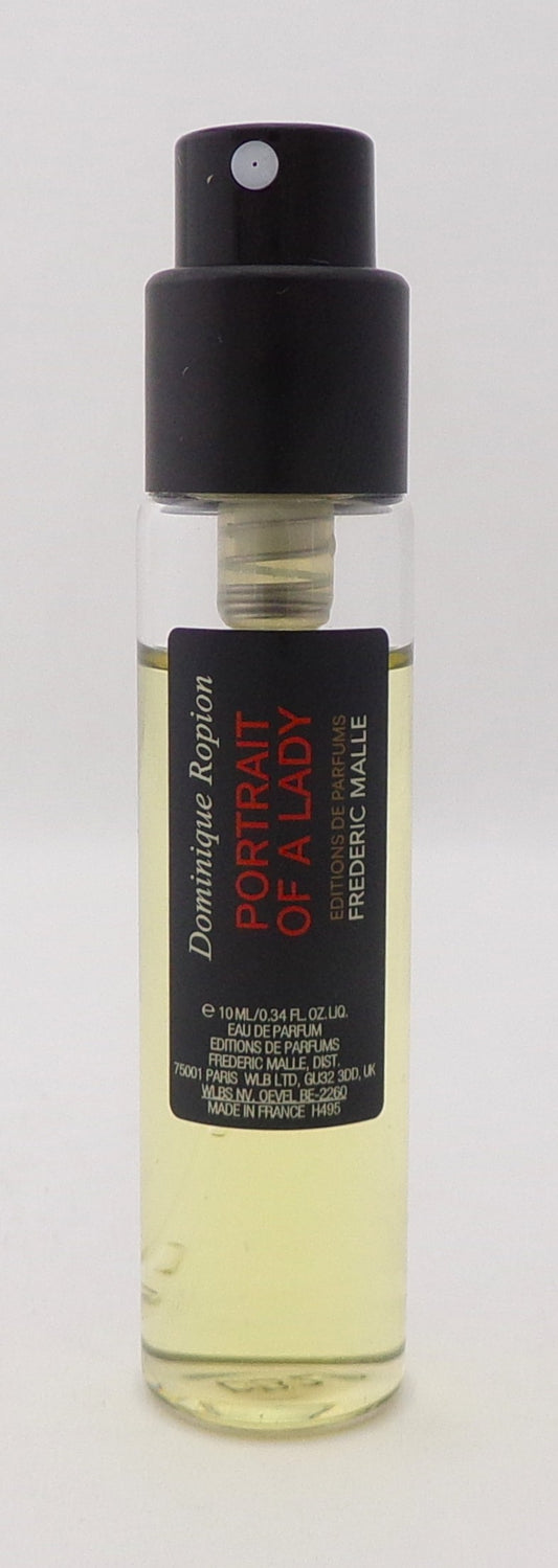 Frederic Malle Portrait of a Lady Eau De Parfum Travel Spray 10 ml./ 0.34 oz. NO BOX Lower Fragrance Level