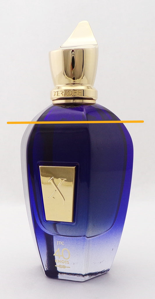 Xerjoff JTC 40 KNOTS 3.4 oz. Eau de Parfum Spray Unisex No Box Lower Fragrance Level