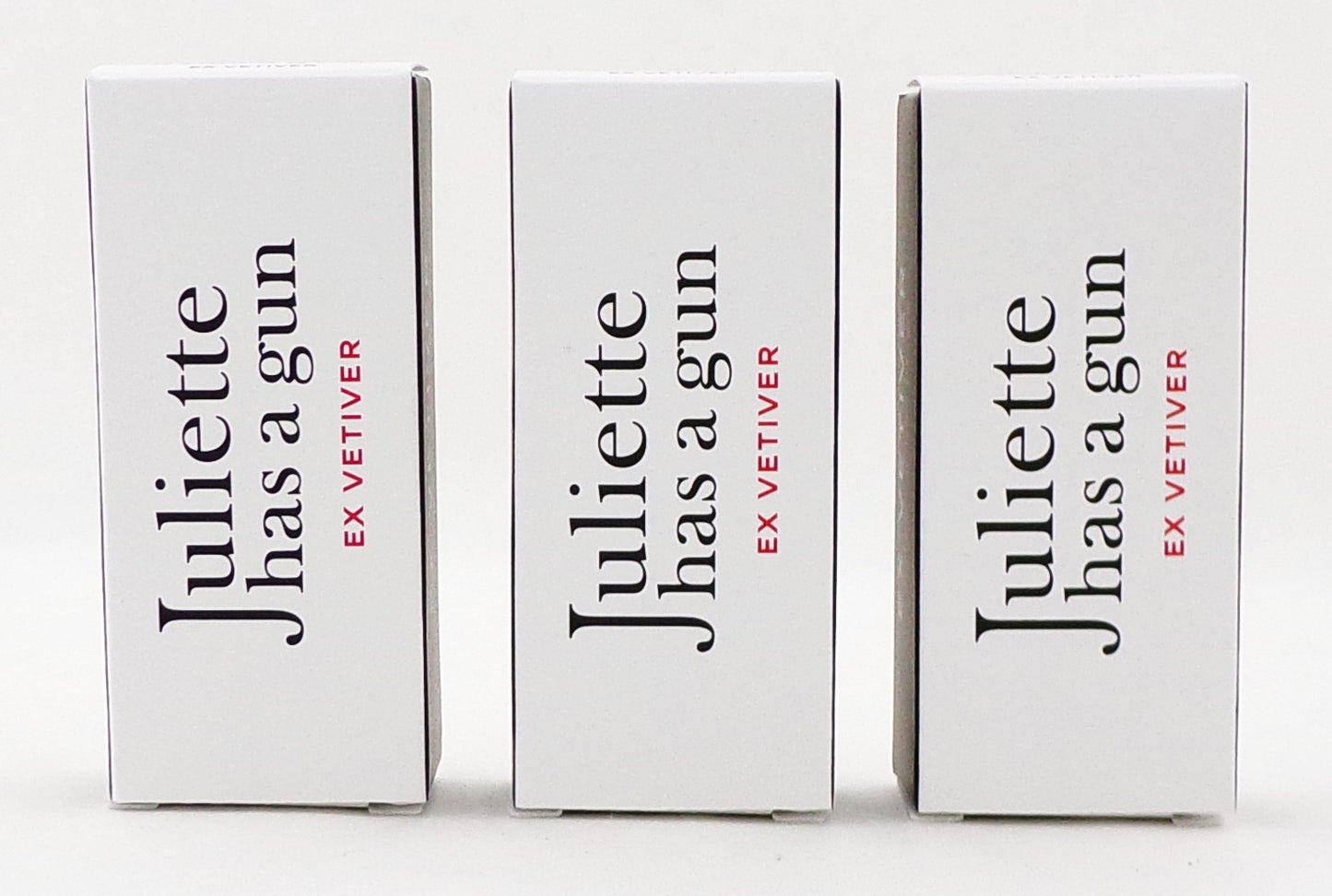 EX VETIVER by Juliette Has a Gun 0.057 oz. Eau de Parfum Sample Spray for Women LOT of 3 VIALS New