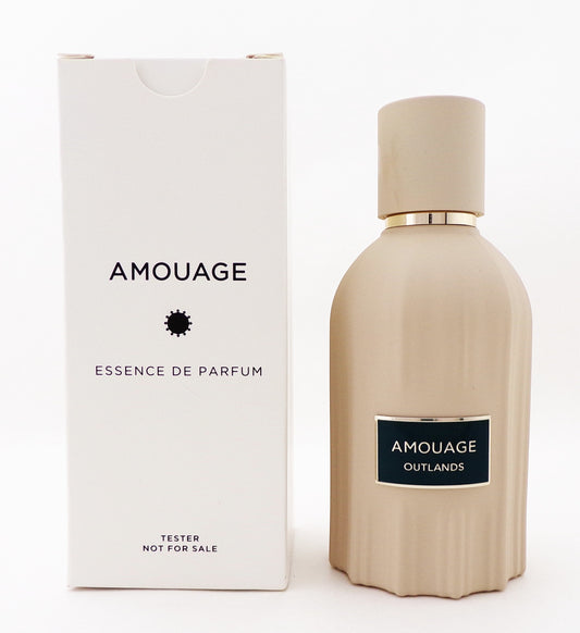 Amouage OUTLANDS 3.4 oz. Essence de Parfum Spray Unisex. Brand New TESTER w/Cap