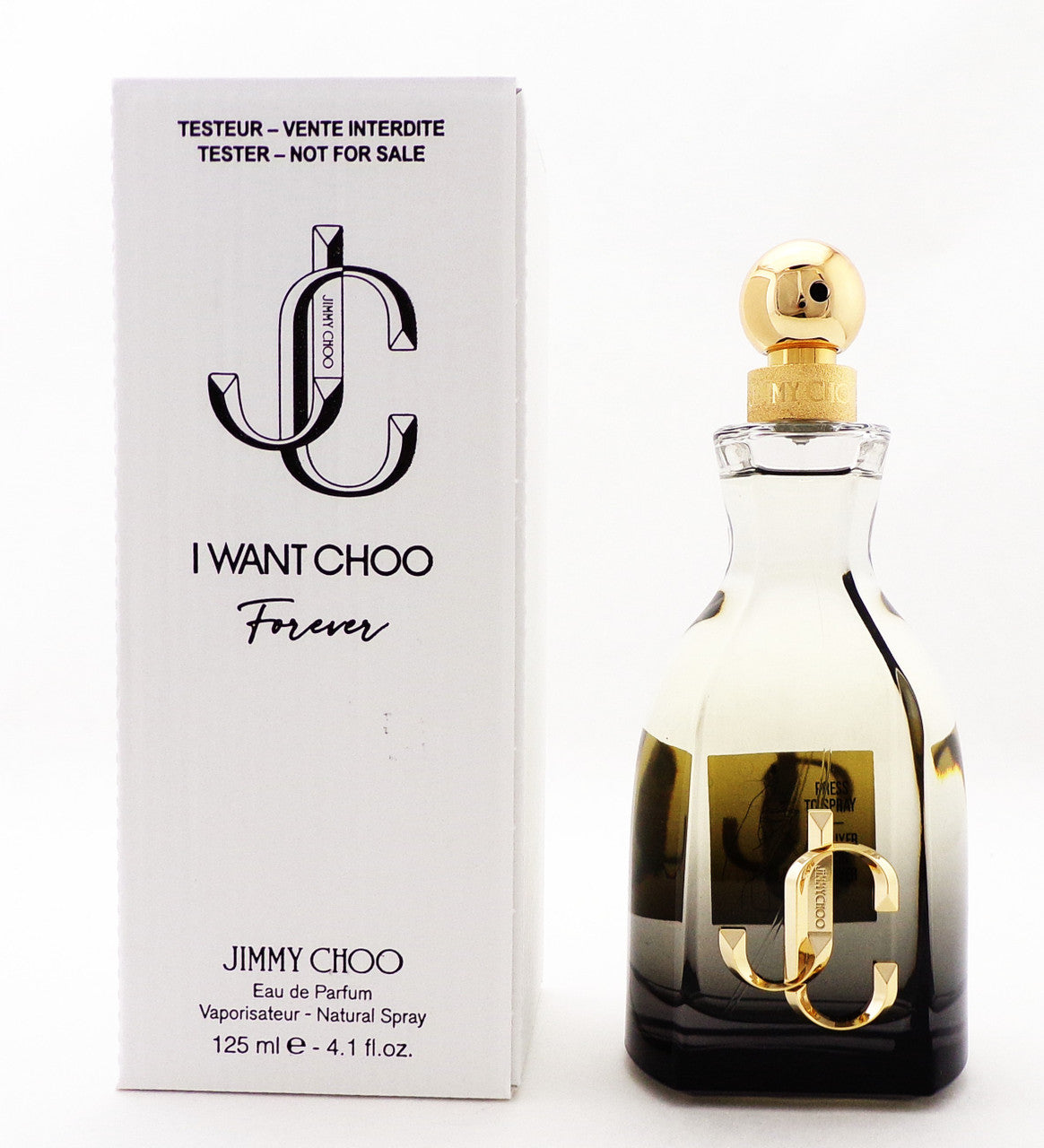 Jimmy Choo I WANT CHOO FOREVER 4.1 oz. Eau de Parfum Spray for Women. Brand New TESTER