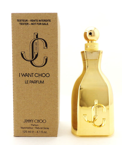 Jimmy Choo I WANT CHOO Le Parfum 4.1 oz. Parfum Spray for Women. Brand New TESTER