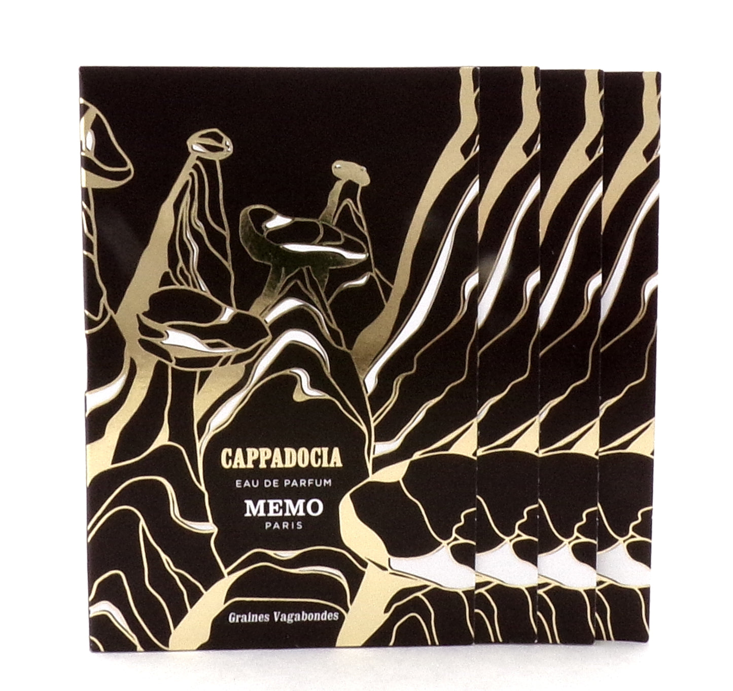 Cappadocia by Memo Paris 1.5 ml./ 0.05 oz. Eau de Parfum Sample Spray Unisex LOT of 4 Vials New