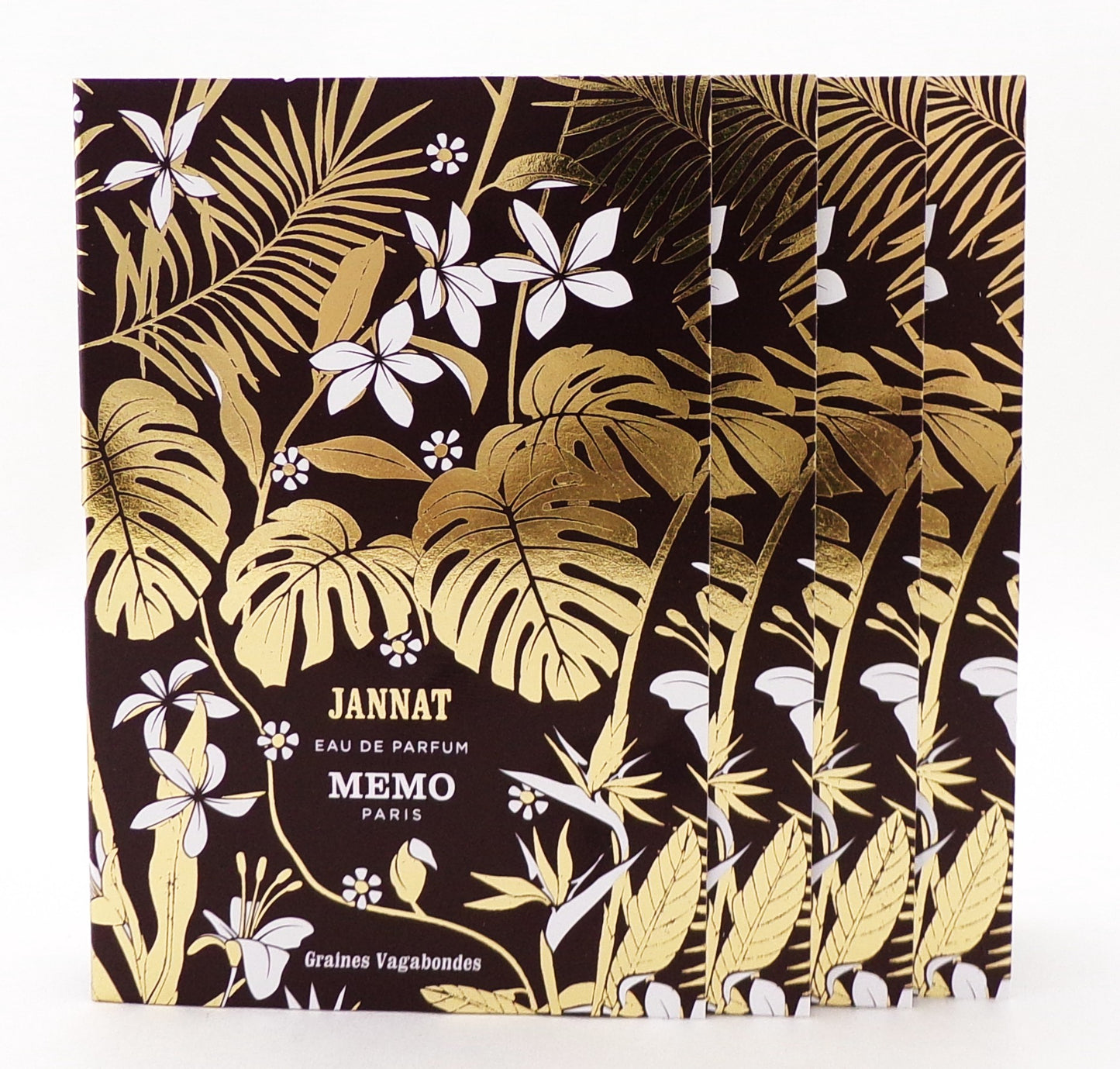 JANNAT by Memo Paris 0.05 oz. Eau de Parfum Sample Spray Unisex LOT OF 4 VIALS Brand New