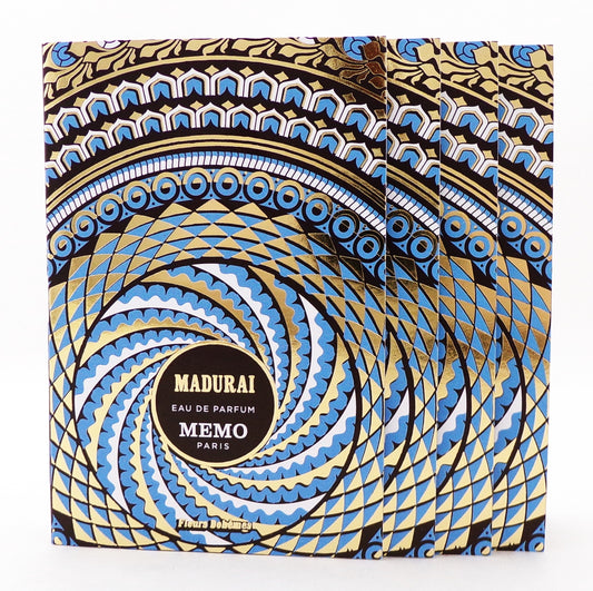 MADURAI by Memo Paris 0.05 oz. Eau de Parfum Sample Spray Unisex LOT OF 4 VIALS Brand New